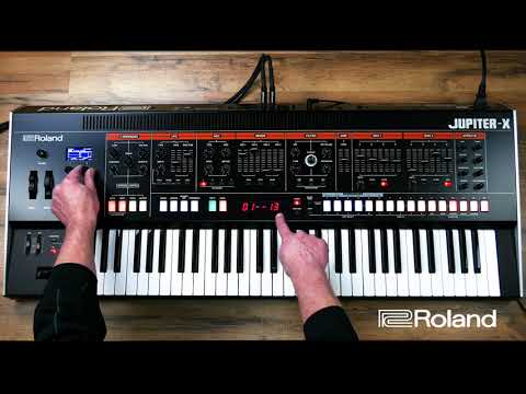 Roland Jupiter X How to select a Scene