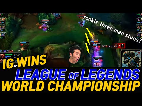 2018 WORLDS FINAL HIGHLIGHTS | IG wins three games straight!!! | Ning Rookie TheShy popping off!