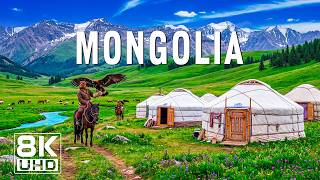 Mongolia Like You've Never Seen Before 🇲🇳🏔️ | The Last Great Wilderness | 8K UHD Scenic Relaxation