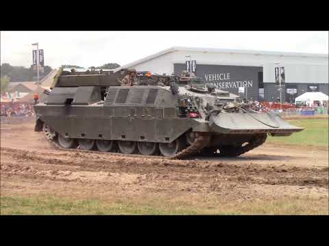 Challenger armoured repair and recovery vehicle CRARRV
