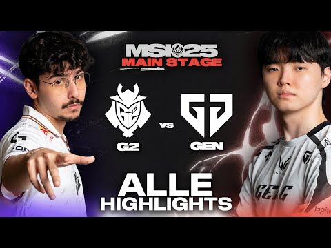 SPOILERFREI! - ALLE HIGHLIGHTS VOM GEN vs G2 BEST OF 5!