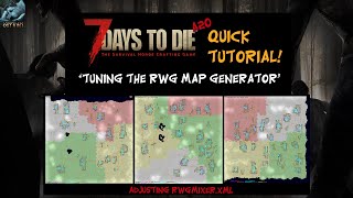 7 Days To Die RWG Map Generator Fine Tuning Alpha 20