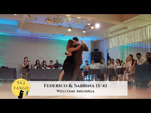 Federico & Sabrina - Welcome Milonga - 1/4 | Ensueños #tango #アルゼンチンタンゴ