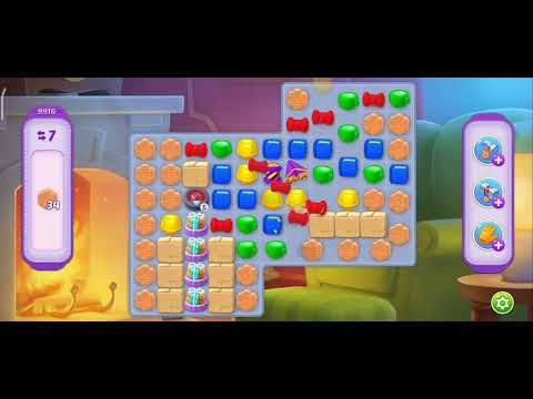 Homescapes level 9916 No boosters Hard level