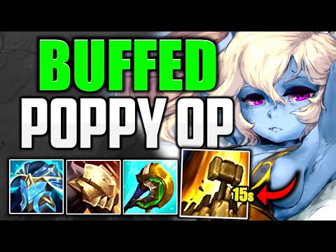 THIS IS WHAT POPPY CAN DO AFTER THE BUFFS! (MOST DAMAGE DONE/TAKEN) - League of Legends