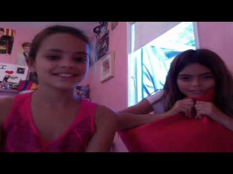 Eva and Bella watching Scary Car Ride