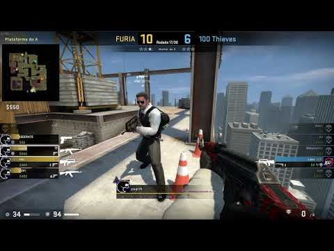 Pov yuurih(SPOT ROUBADO)CSGO DEMO VERTIGO 16 FURIA VS 7 100THIEVES (ESL Pro League FINAL 27/09/2020)