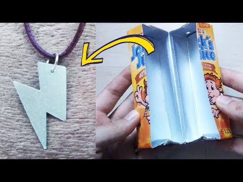 DIY Jewelry from a Juice Box?!