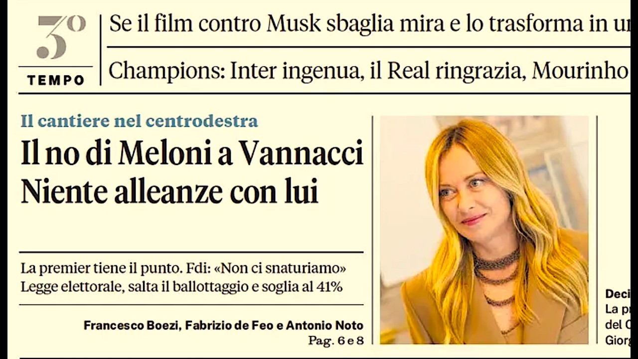 RASSEGNA STAMPA 9 SETTEMBRE 2026. QUOTIDIANI NAZIONALI ITALIANI PRIME PAGINE DEI GIORNALI DI OGGI.