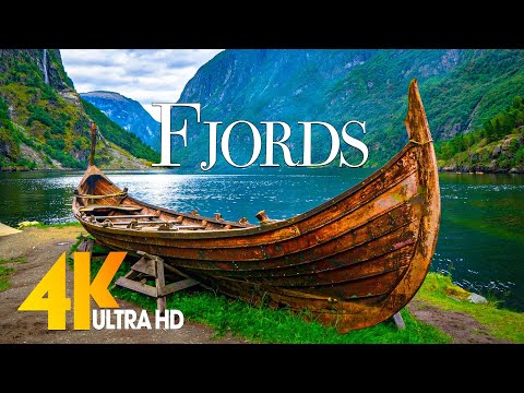 The Fjords 4K Nature Relaxation Film - Calming Piano Music - Amazing Nature