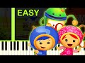 Team Umizoomi Theme Song EASY Piano Tutorial