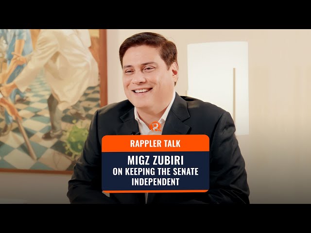 Rappler Talk: Migz Zubiri on keeping the Senate independent