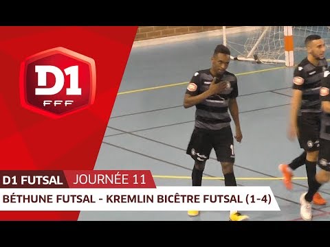 J11 : Béthune Futsal - Kremlin Bicêtre Futsal (1-4)