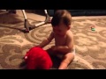 Wyatt And Tickle Me Elmo