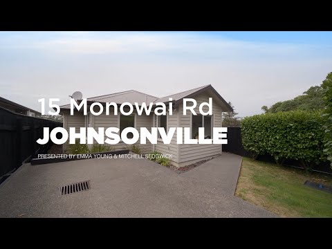15 Monowai Road, Johnsonville - Wellington (Emma Young & Mitchell Sedgwick)