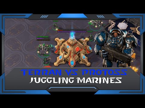 StarCraft 2 (RuFF Highlight): Juggling Marines