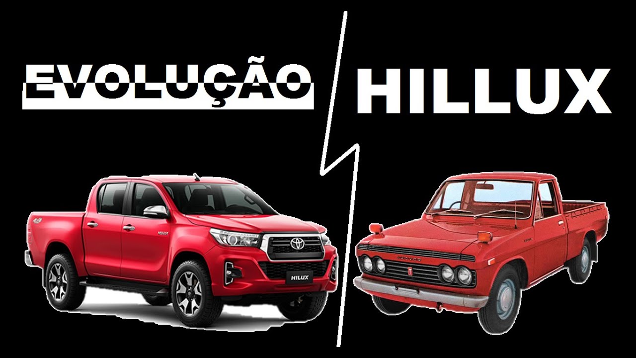Toyota Hilux Evolution in 50 Years