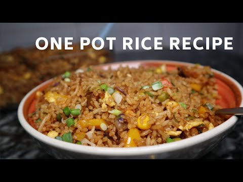 ONE POT RICE RECIPE UNDER 30 MINUTES KENYAN STYLE || BEEF FRIED RICE
