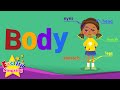 Kids vocabulary - Body - parts of the body - Learn English for kids - English educational video