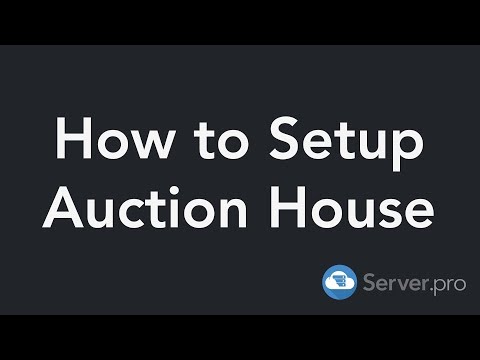 Server.pro - How to Setup AuctionHouse - Minecraft Java