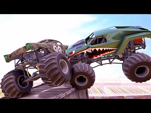 Monster Truck Crash Racing Demolition Derby Stunts