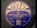 Vera Lynn 'When The Lights Go On Again (All Over The World)' 1942 78 rpm