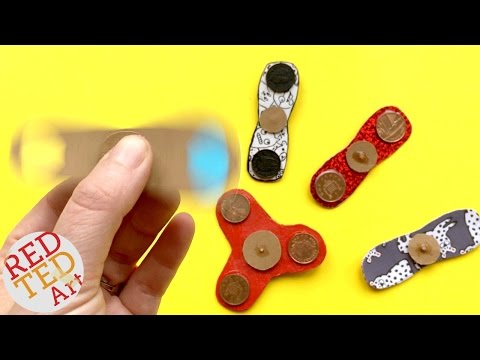 How to make a Fidget Spinner DIY WITHOUT Bearings - great easy Fidget Spinner Toy DIY