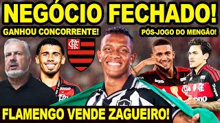 DINHEIRO PESADO! FLAMENGO GANHA CONCORRENTE POR CONTRATAÇÃO! MENGÃO VENDE ZAGUEIRO! PÓS JOGO! E+