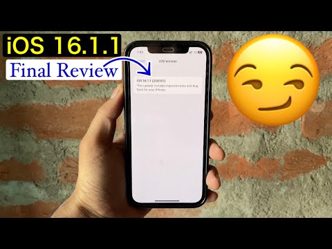 iOS 16.1.1 final review 😏