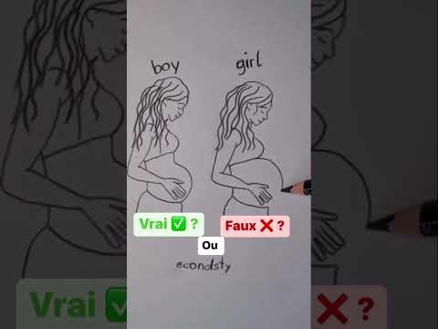 Ventre rond = garçon ?