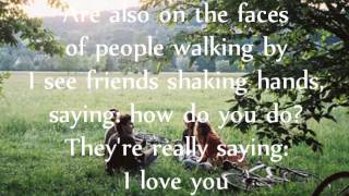 The Clarks - What a Wonderful World - Lyrics video by Ire