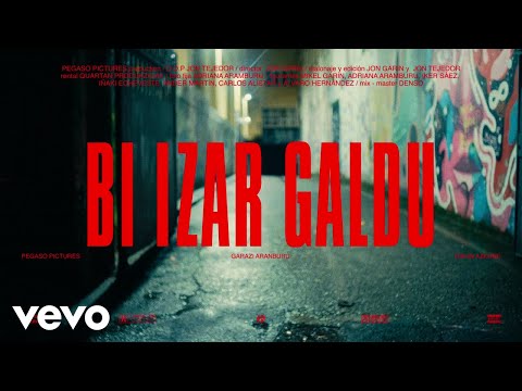 Garazi - Bi izar galdu (Official Music Video) (Lyric Video) ft. AZK Beats
