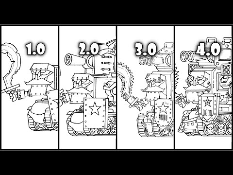 Drawing Evolution Of Robostalin | HomeAnimations - Cartoons About Tanks
