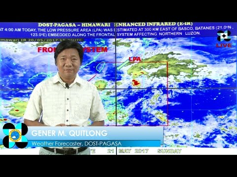 Public Weather Forecast Issued at 5:00 AM May 21, 2017