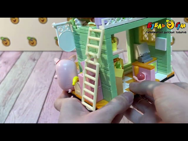 Конструктор Sembo block Свинка Lulu в супермаркете мини 519дет  - видео