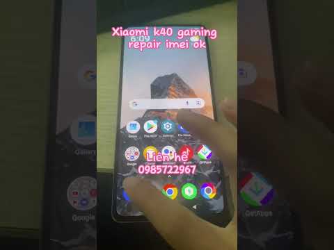 Xiaomi K40 Gaming Repair Imei Thành công