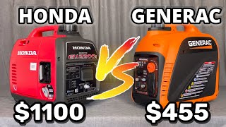 Honda vs Generac Honda eu2200i vs Generac gp2200i Full Test!