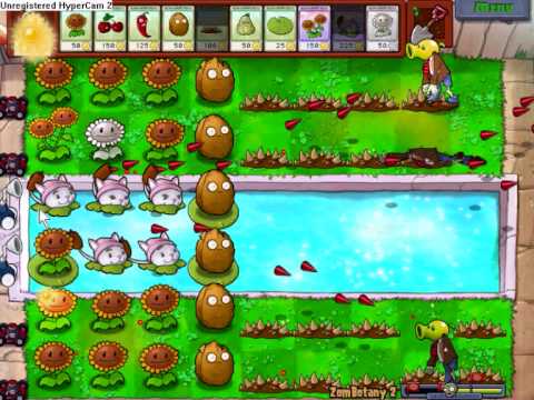 Plants VS. Zombies Tutorial: How to beat Zombotany 2 (MINIGAME)