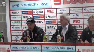 preview picture of video 'Rot-Weiss Essen - SG Wattenscheid 09 (13. Spieltag - RL West 2014/15 - Pressekonferenz)'