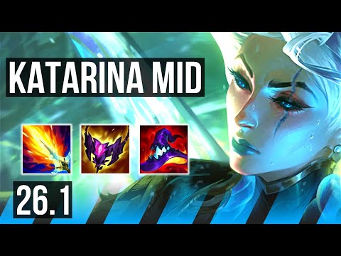 KATARINA vs YASUO (MID) | EUNE Master | 26.1