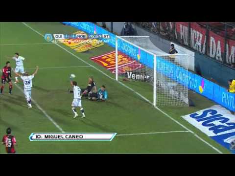 Gol de Caneo. Quilmes 1 Newell's 1. Fecha 14. Torneo Final 2013