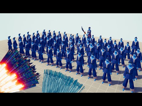 TAEKWONDO ARMY & LADY RED JADE vs EVERY GOD - Totally Accurate Battle Simulator TABS