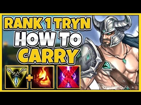 HOW TO WIN EVERY GAME AS TRYNDAMERE (RANK 1 GUIDE) - League of Legends