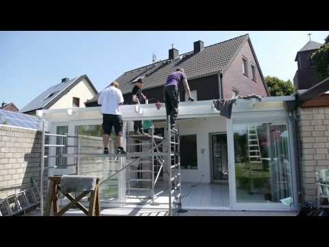 Glasbau-Porschen präsentiert "Einbau Glasdach"