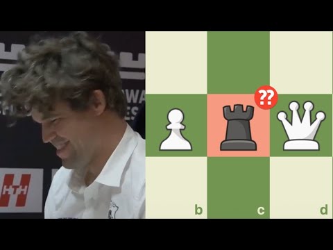 Magnus Carlsen BLUNDERS his KNIGHT and STARTS TO LAUGH AGAINST WEI YI!