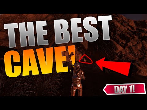 Claiming PEARL CAVE On The Most POPULATED CLUSTER Day 1! - ARK