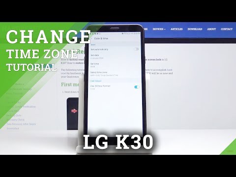 How to Set Up Date in LG K30 – Android Time Settings