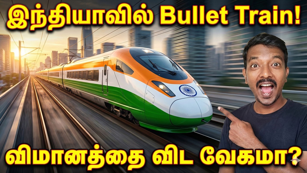 இந்தியாவில் Bullet Train 350km/h Speed! ⚡ டிக்கெட் விலை என்ன? 🎫 Bullet Train In I