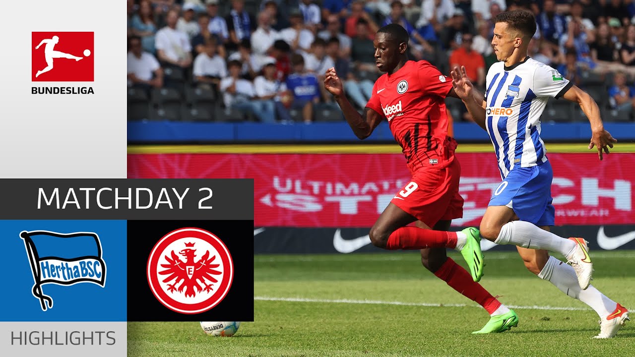 Hertha BSC 1-1 Eintracht Frankfurt Pekan 2