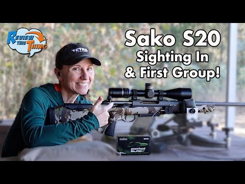 Getting the Sako S20 Hunter Sighted In - IMPRESSIVE RESULTS!